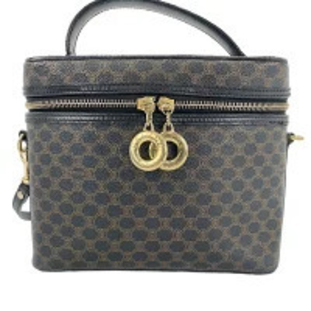 Celine Macadam Shoulder Bag Brown